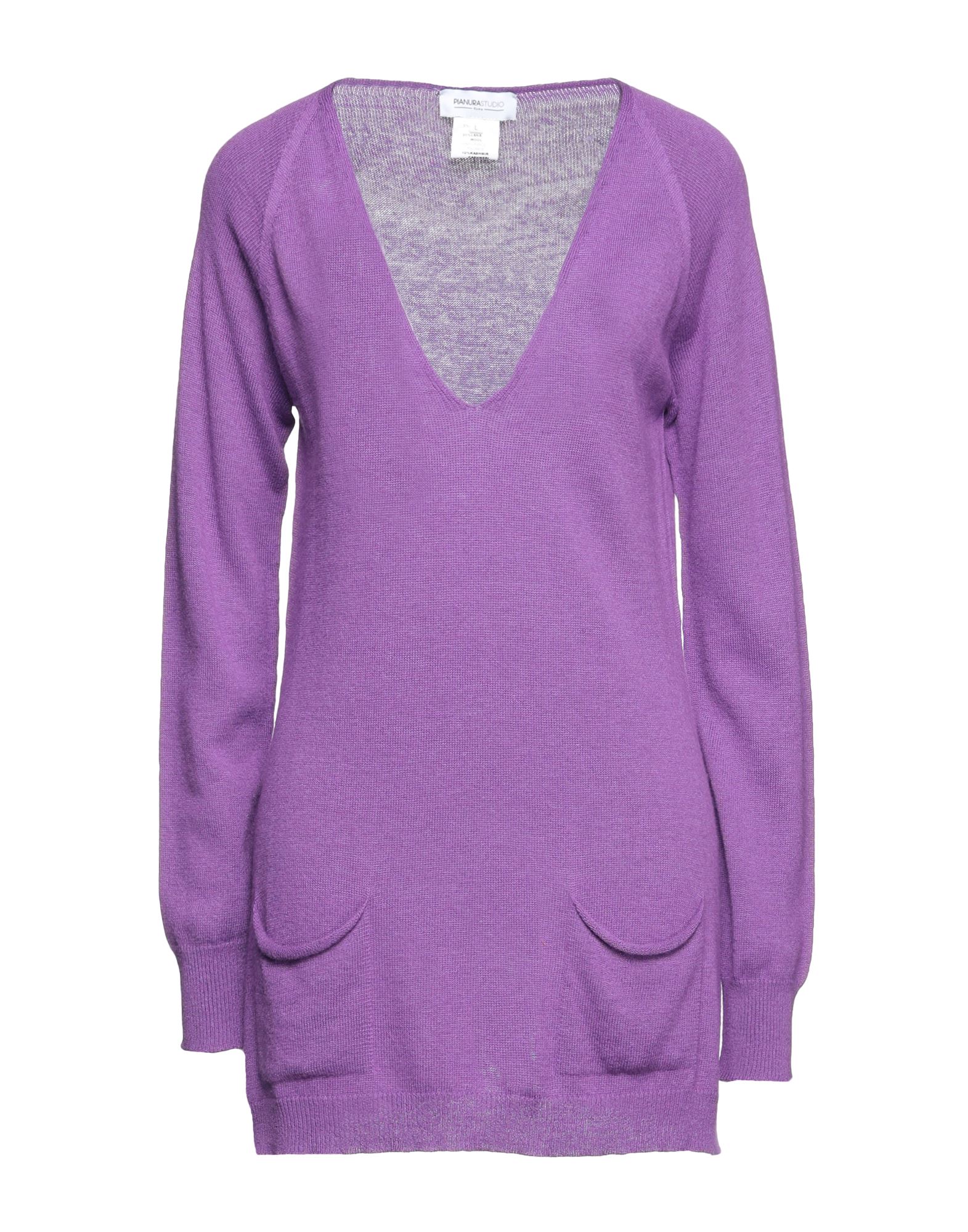 PIANURASTUDIO Pullover Damen Violett von PIANURASTUDIO