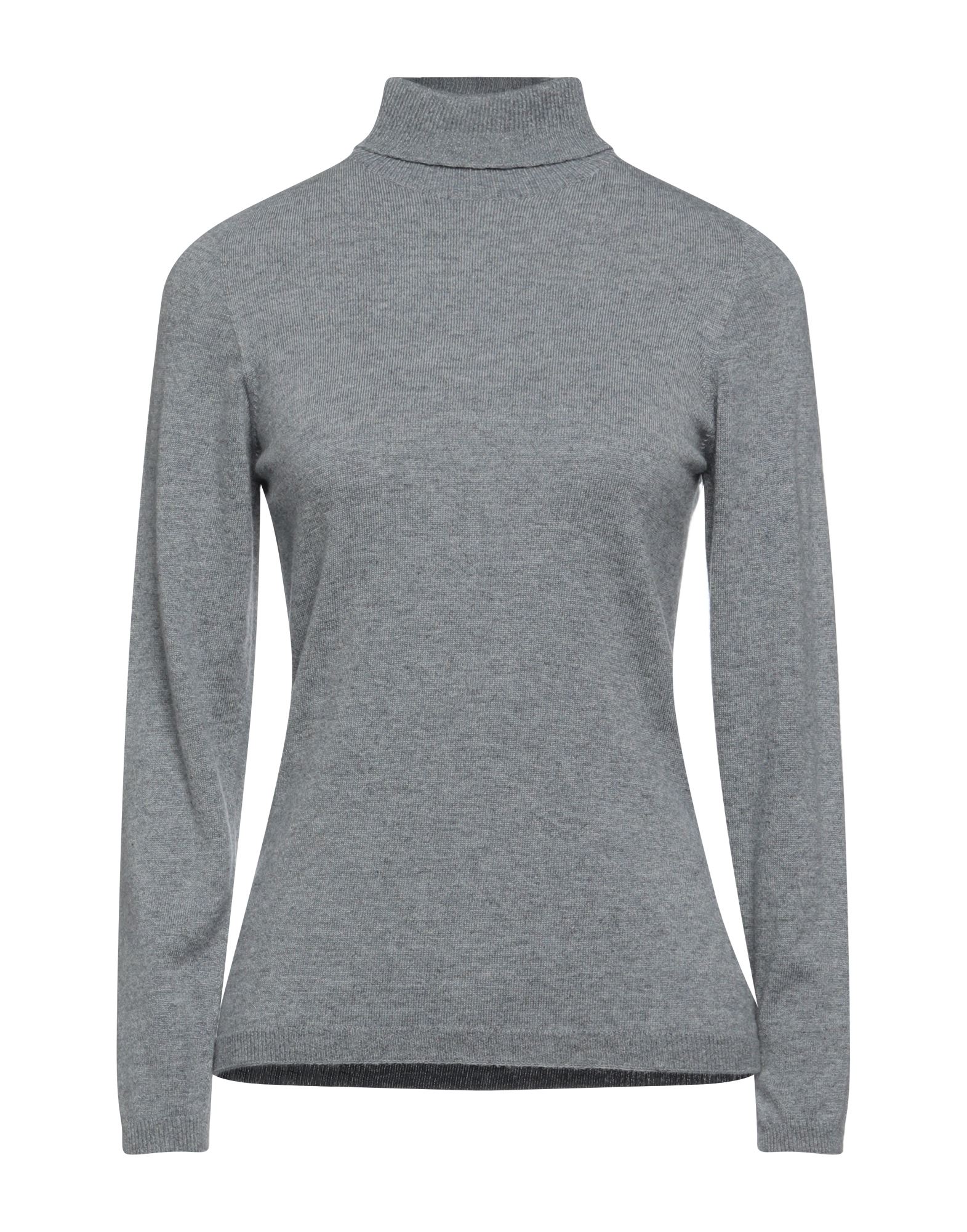 PIANURASTUDIO Rollkragenpullover Damen Blaugrau von PIANURASTUDIO