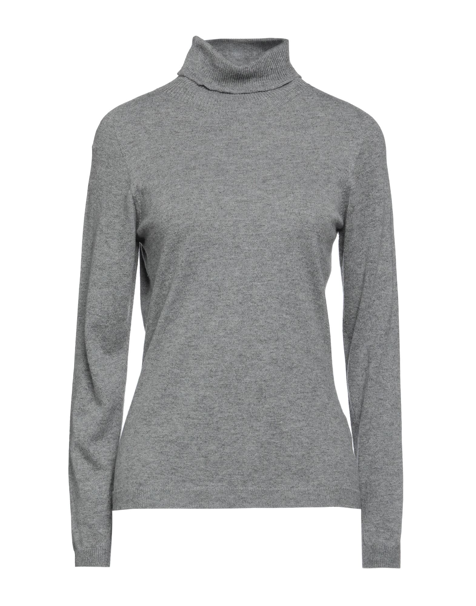 PIANURASTUDIO Rollkragenpullover Damen Grau von PIANURASTUDIO