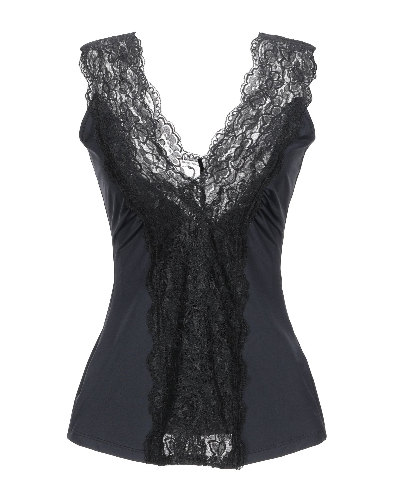 PIANURASTUDIO Top Damen Schwarz von PIANURASTUDIO
