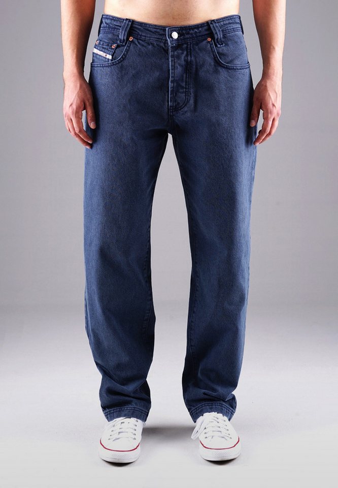 PICALDI Jeans 5-Pocket-Jeans Relaxed Karotte Fit Jeans Zicco 472 Handy – Indigo Deep Blue (1-tlg) Relaxed Tapered Fit von PICALDI Jeans