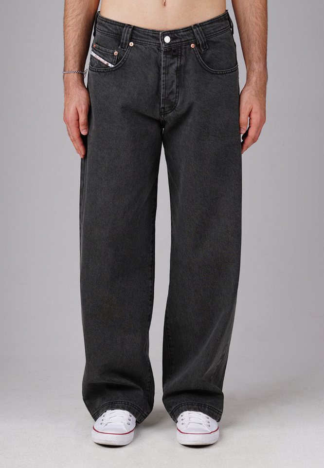 PICALDI Jeans Relax-fit-Jeans Zicco 475 Shadow - Weicher Baggy Fit, Faded Anthracite Grey Stone-Wash (1-tlg) Weicher Baggy Fit von PICALDI Jeans