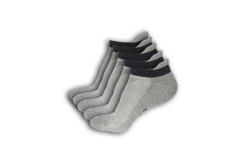 PICALDI Jeans Socken Socken Easy 5er Set - Grau (Packung) mit klassischem Logoschriftzug von PICALDI Jeans