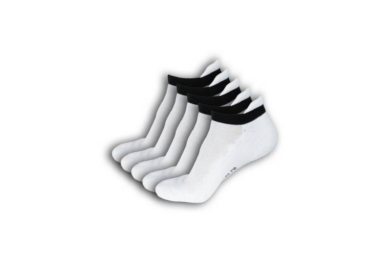 PICALDI Jeans Socken Socken EASY 5er Set - Weiß (Beutel, 5 pack) mit klassischem Logoschriftzug von PICALDI Jeans