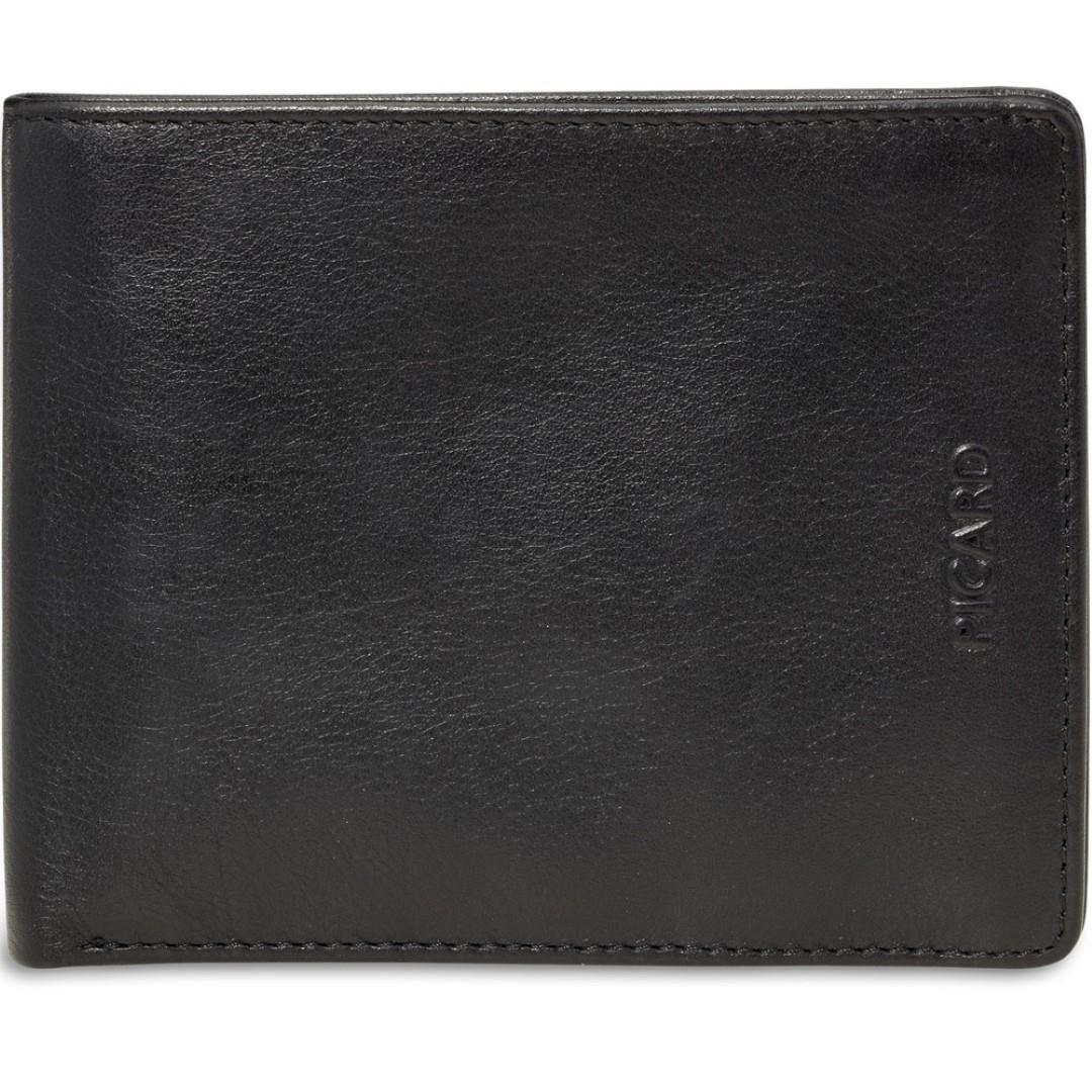 PICARD - Kleinleder Geldboersen Aus Rindleder Schwarz Schwarz von PICARD
