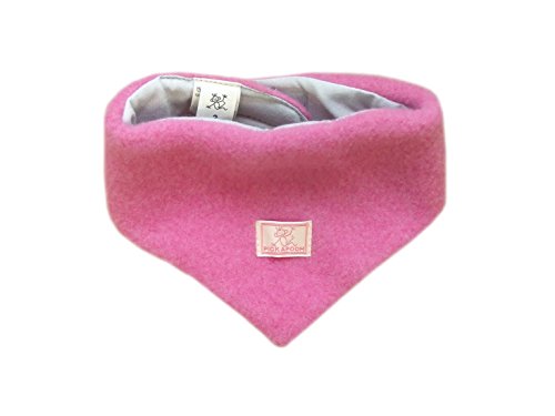 Pickapooh Halswärmer, 100 % Merinowolle, Baby, Jungen, Mädchen, Schal, Halstuch, Baumwoll-Fleece, Winter, rose, 9-24 Months von PICKAPOOH