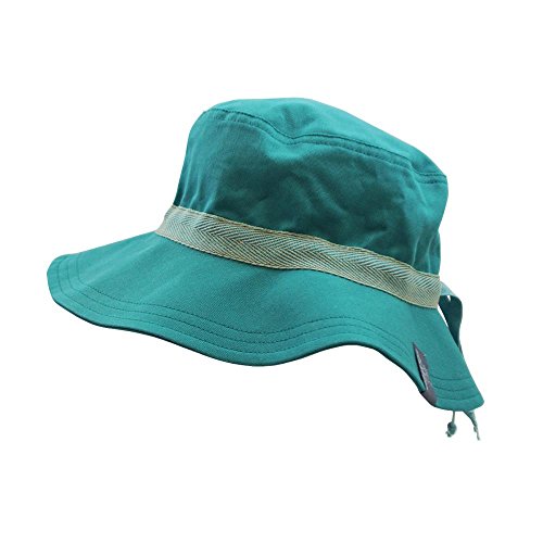 PICKAPOOH Sonnenhut Olaf mit UV-Schutz Bio-Baumwolle, Slate Green Gr. 52 von PICKAPOOH