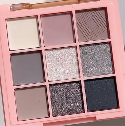 PICKX Eyeshadow Makeup Palette Matte Shimmer 9 Colors High Pigmented Colorful Creamy Texture Eye Shadow Powder Long Lasting Waterproof Eye Shadow Pallet (B) von PICKX