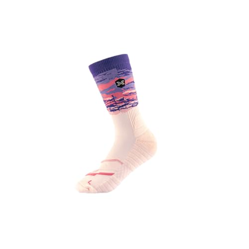 PICSIL Sport-Socken, Ideal für Laufen, Fitness, Paddeln, Radfahren, Basketball, Crosstraining, Sport-Socken für Männer und Frauen (DE/NL/SE/PL, Numerisch, 42, 48, Regular, Regular, PURPLE) von PICSIL