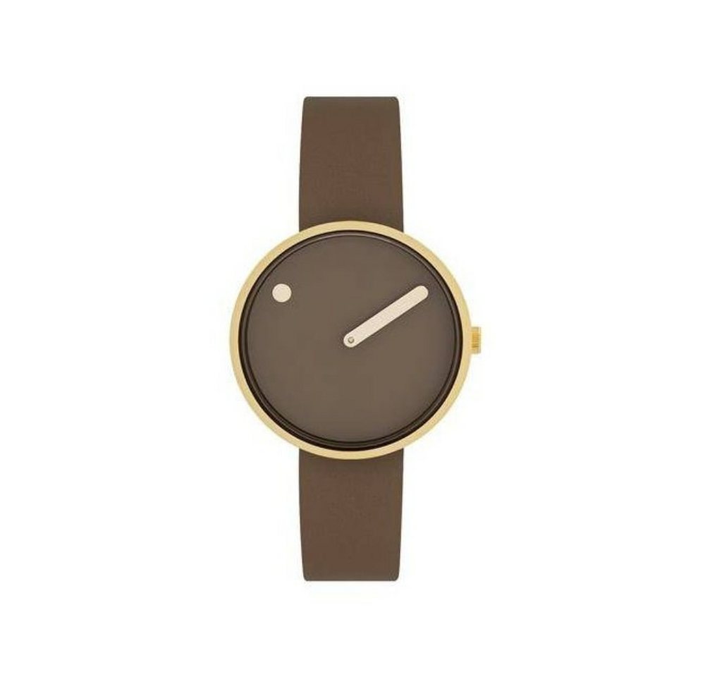 PICTO Quarzuhr 34001-4614G, Lederarmband braun PICTO Quarzuhr 34001-4614G, Lederarmband braun von PICTO
