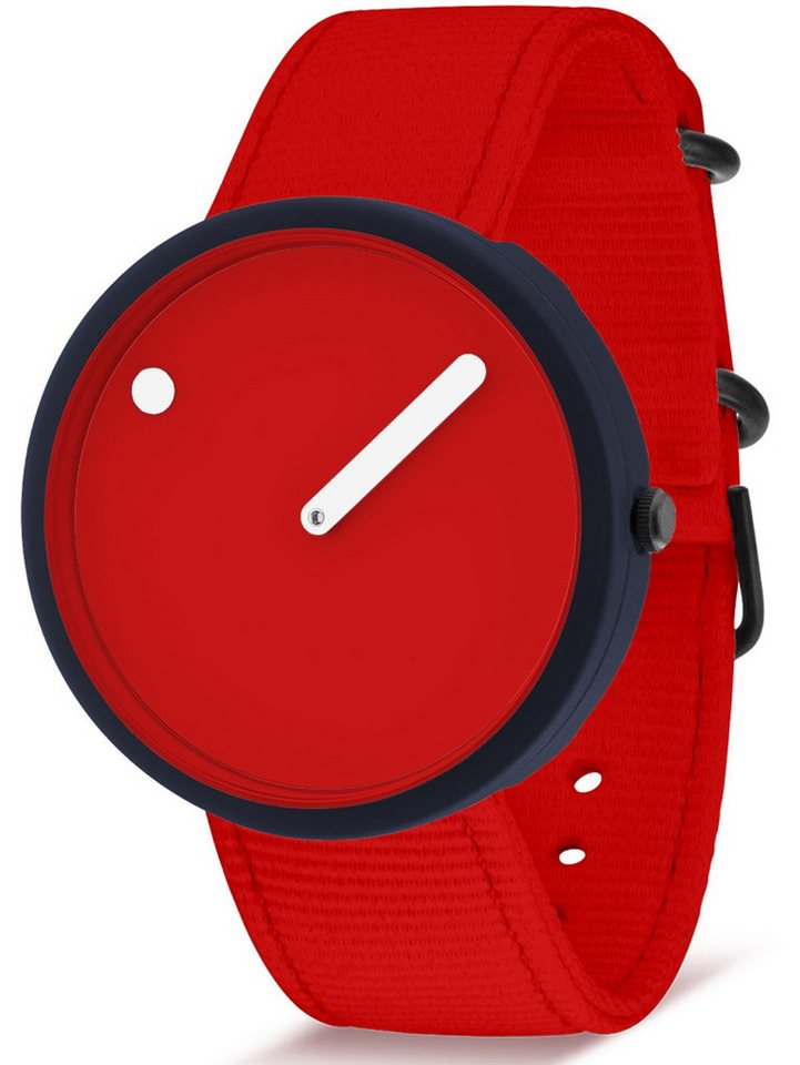 PICTO Quarzuhr Picto R44028-R024 Portside Red Unisex 40mm 5ATM Picto R44028-R024 Portside Red Unisex 40mm 5ATM von PICTO
