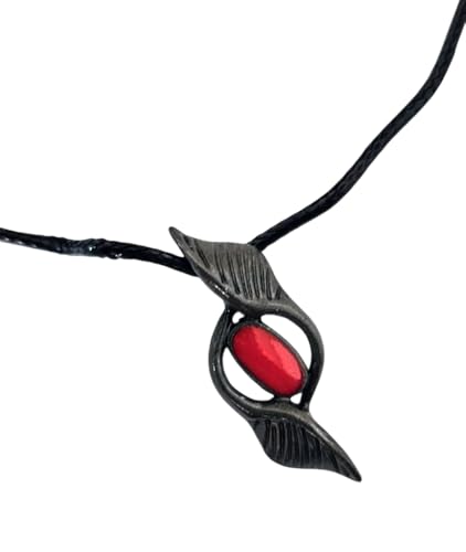 Halskette Cosplay Dämonenjäger - Anhänger 4 x 1,5 cm - Metall - Schnur, XL, Metall, Kein Edelstein von Pidak