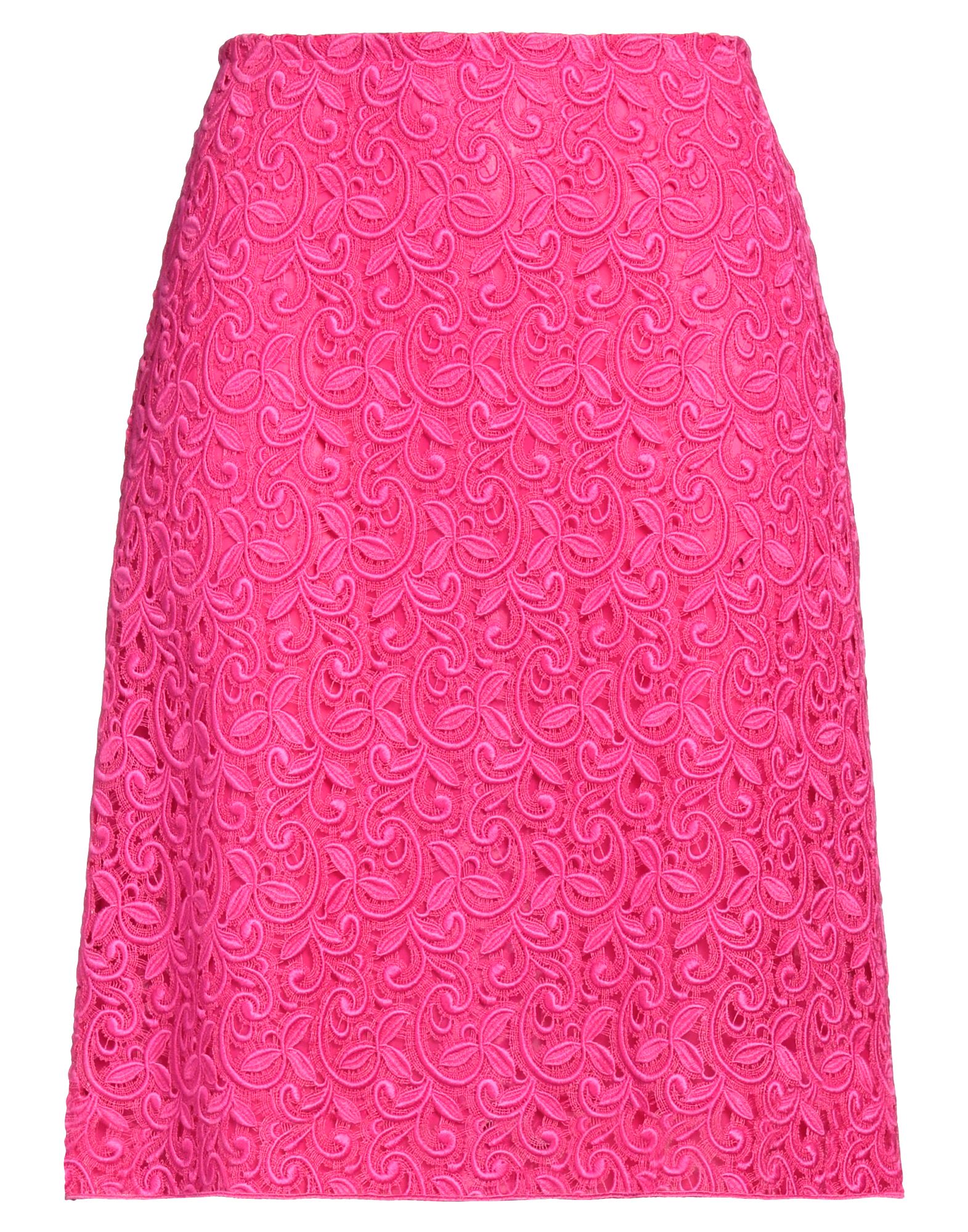 PIECES UNIQUES Midi-rock Damen Fuchsia PIECES UNIQUES Midi-rock Damen Fuchsia von PIECES UNIQUES