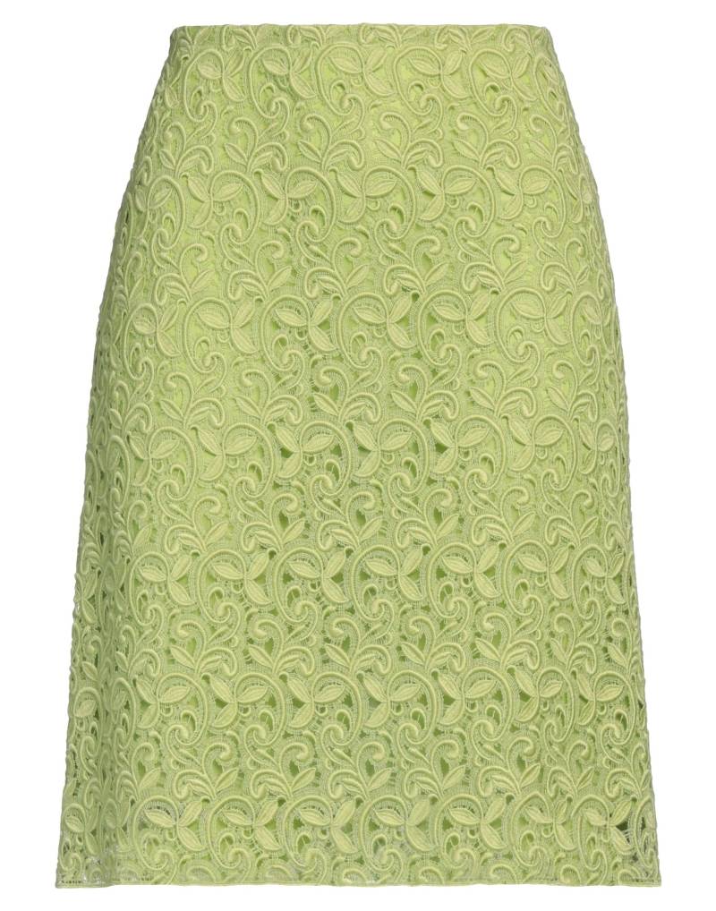 PIECES UNIQUES Midi-rock Damen Limettengrün PIECES UNIQUES Midi-rock Damen Limettengrün von PIECES UNIQUES