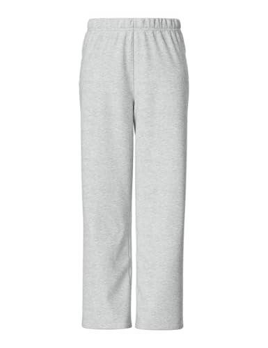 PIECES A/S PCCHILLI HW Wide Sweat Pants NOOS BC, Hose für Damen, Standardlänge, Gerade, Light Grey Melange, L, Chino, Entspannt, Herbst/Winter, 5715429124606, 17140745 von PIECES