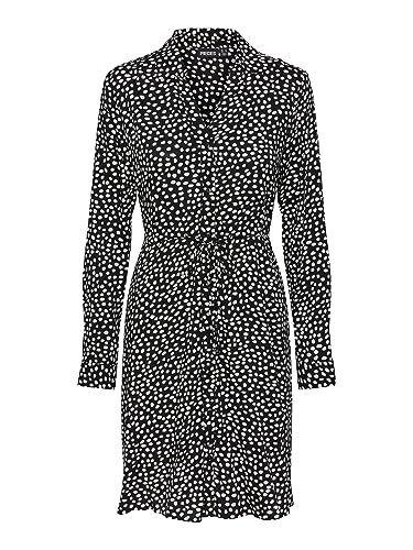 PIECES A/S PCNOVA LS TIE Dress NOOS BC Midi schwarz XS PIECES A/S PCNOVA LS TIE Dress NOOS BC Midi schwarz XS von PIECES