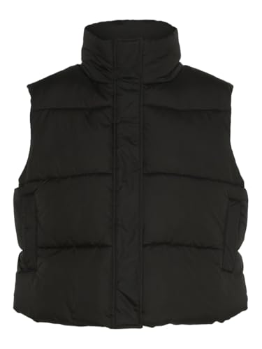 PCBEE HIGH Neck Cropped Puffer Vest MM PCBEE HIGH Neck Cropped Puffer Vest MM von PIECES
