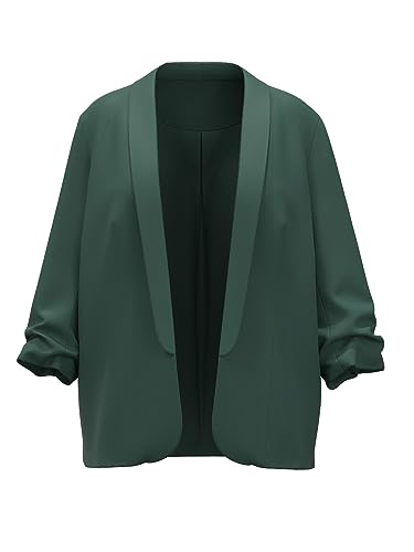 PIECES Damen Pcbosella 3/4 Blazer Noos Qx, Trekking Green, 48 Große Größen PIECES Damen Pcbosella 3/4 Blazer Noos Qx, Trekking Green, 48 Große Größen von PIECES