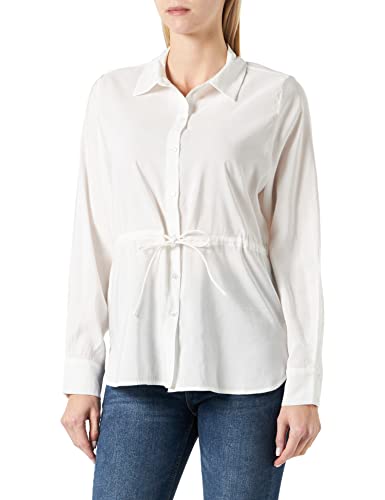 PIECES Damen Pcbrandon Ls Shirt, Cloud Dancer, M von PIECES