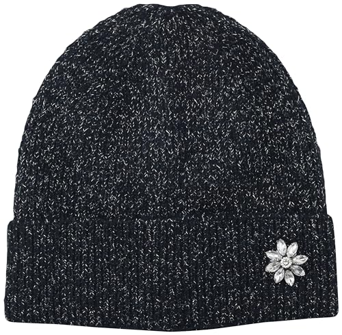 PIECES Damen Pcjeila Hood Bc Mütze, Sky Captain/Detail:Light Gold Lurex,Einheitsgröße von PIECES