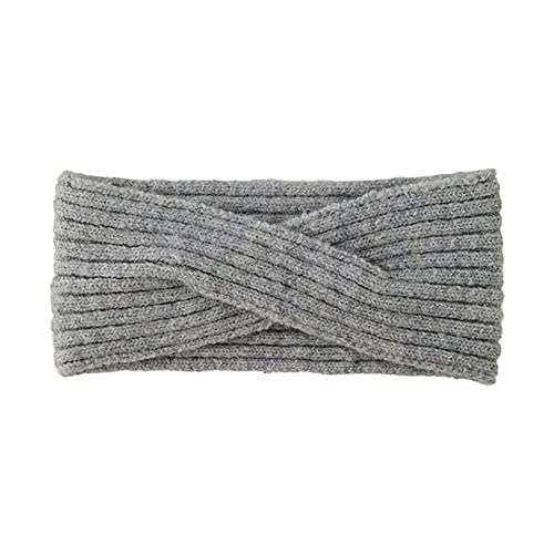 PIECES Damen Pcjeslin Wool Headband Noos Bc, Light Grey Melange, Einheitsgröße von PIECES