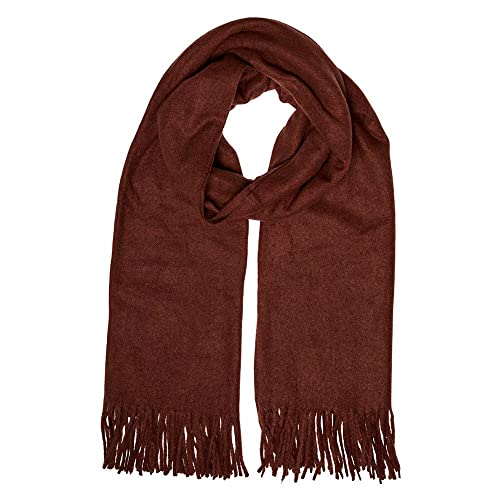 PIECES Damen Pcjira Wool Scarf Noos, Chicory Coffee, Einheitsgröße von PIECES