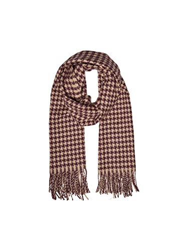 PIECES Damen Pcjira Wool Scarf Noos, Grape Wine/AOP:CHECK, Einheitsgröße PIECES Damen Pcjira Wool Scarf Noos, Grape Wine/AOP:CHECK, Einheitsgröße von PIECES