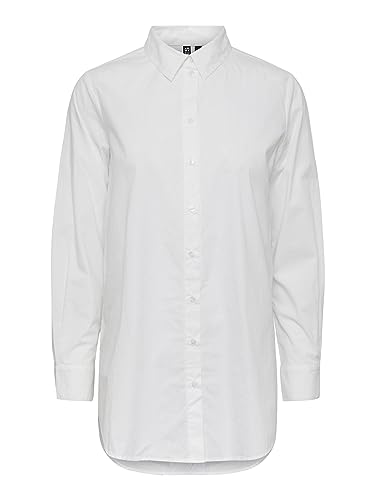 PIECES Damen Pcjiva Ls Shirt Noos Bc, Cloud Dancer, XL von PIECES