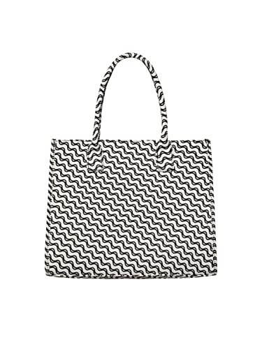 PIECES Damen 17137973, Black/Aop:wavy Print, Einheitsgröße PIECES Damen 17137973, Black/Aop:wavy Print, Einheitsgröße von PIECES