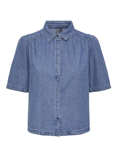 PCMAG SS Denim Shirt von PIECES