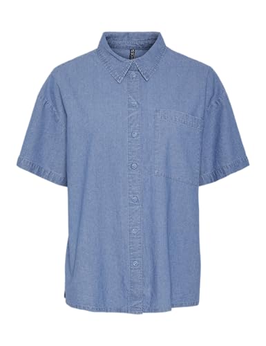 PCMIA SS Denim Shirt MM von PIECES