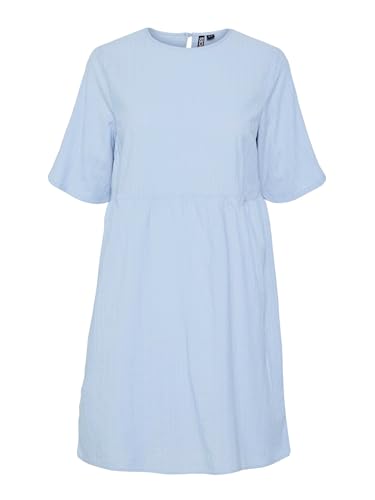 PCMUNA SS O-Neck Short Dress MM von PIECES