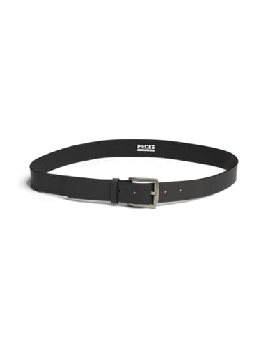 PIECES Damen Pcnady Leather Jeans Belt Noos, Schwarz, 95 PIECES Damen Pcnady Leather Jeans Belt Noos, Schwarz, 95 von PIECES
