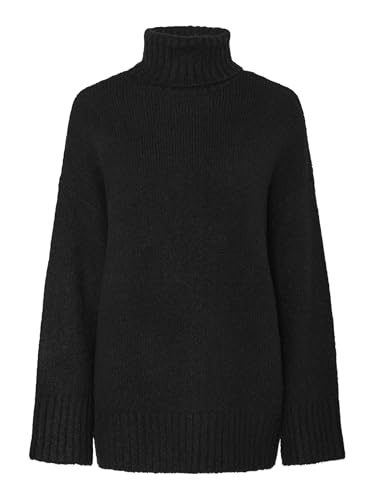 Pcnancy Ls Loose Roll Neck Knit Noos Bc von PIECES