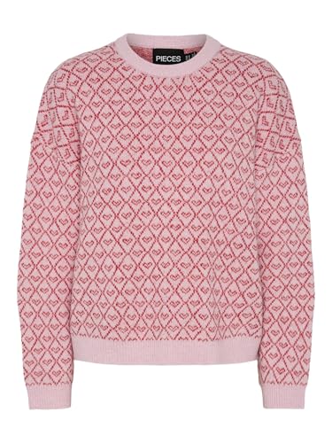 PCNAVI LS O-Neck Knit MM von PIECES