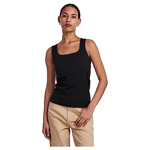 PIECES Damen Pcneja Sl Reversible Top Noos Bc Tanktop 17141171,Schwarz,M PIECES Damen Pcneja Sl Reversible Top Noos Bc Tanktop 17141171,Schwarz,M von PIECES