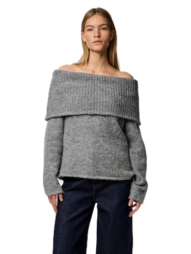 PCPAM LS Off Shoulder Knit BC von PIECES