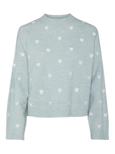 PCPAYA LS EMB HIGH Neck Knit BC PCPAYA LS EMB HIGH Neck Knit BC von PIECES