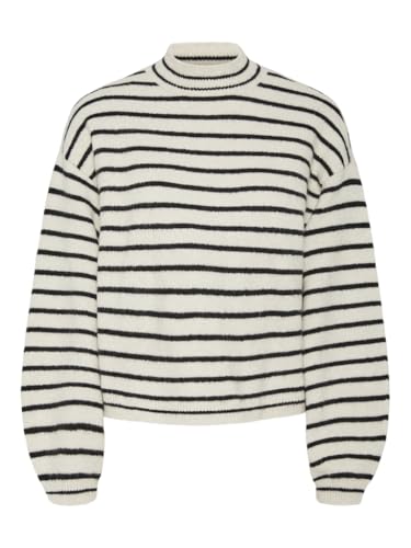PCPENNA LS HIGH Neck Knit BC von PIECES