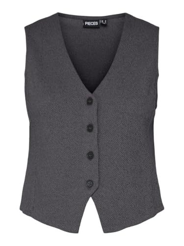 PIECES Damen Pcpepper Vest Bc Anzugweste, Magnet/Detail:Melange,M PIECES Damen Pcpepper Vest Bc Anzugweste, Magnet/Detail:Melange,M von PIECES