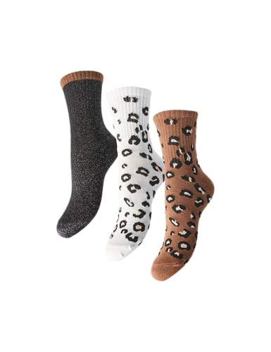 PCPRIMA ANIMAL SOCKS 3 PACK BC von PIECES