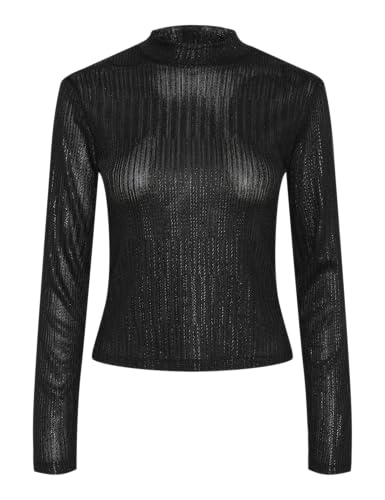 PCROCKY LS T-Neck TOP von PIECES