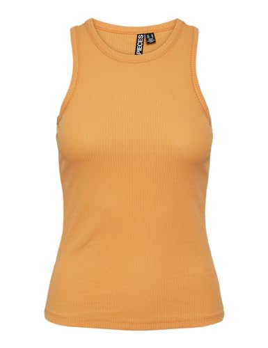 PIECES Damen Pcruka Boxer Tank Top Noos Bc, Tangerine,XL PIECES Damen Pcruka Boxer Tank Top Noos Bc, Tangerine,XL von PIECES