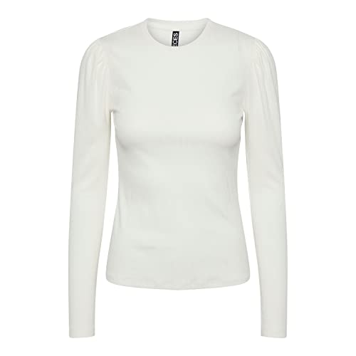 PIECES Damen Pcruka Ls Puff Top Noos, Cloud Dancer, XS PIECES Damen Pcruka Ls Puff Top Noos, Cloud Dancer, XS von PIECES