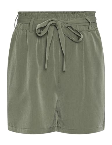 PIECES Damen PCSADE HW Shorts NOOS BC, Deep Lichen Green,S von PIECES