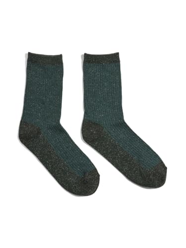 PCSEBBY GLITTER LONG STRIPE SOCKS NOOS von PIECES