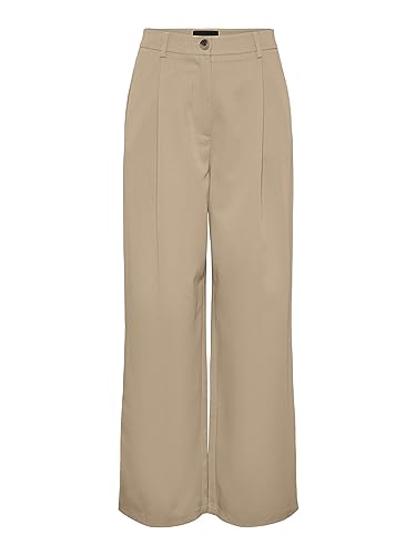 PIECES Damen Pcthelma Hw Pants Noos, Irish Cream, M von PIECES