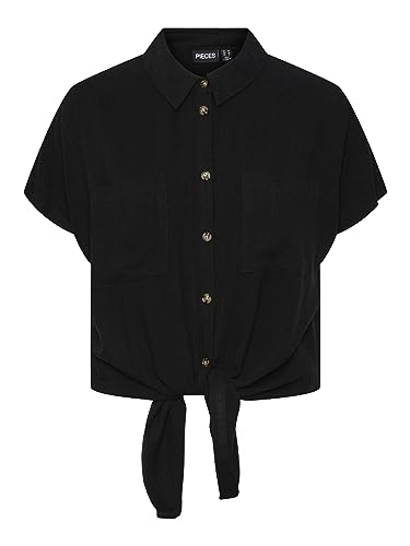 PCVINSTY SS Linen TIE Shirt NOOS PCVINSTY SS Linen TIE Shirt NOOS von PIECES