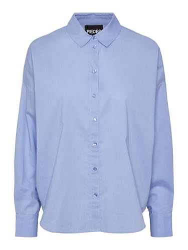 PIECES Blau Damen Hemd/Bluse Pctanne Ls Loose Shirt Noos M PIECES Blau Damen Hemd/Bluse Pctanne Ls Loose Shirt Noos M von PIECES