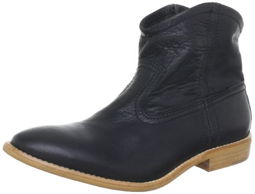 PIECES CENTA Leather Boot Black 17048347, Damen Bootschuhe, Schwarz (Black), EU 38 von PIECES